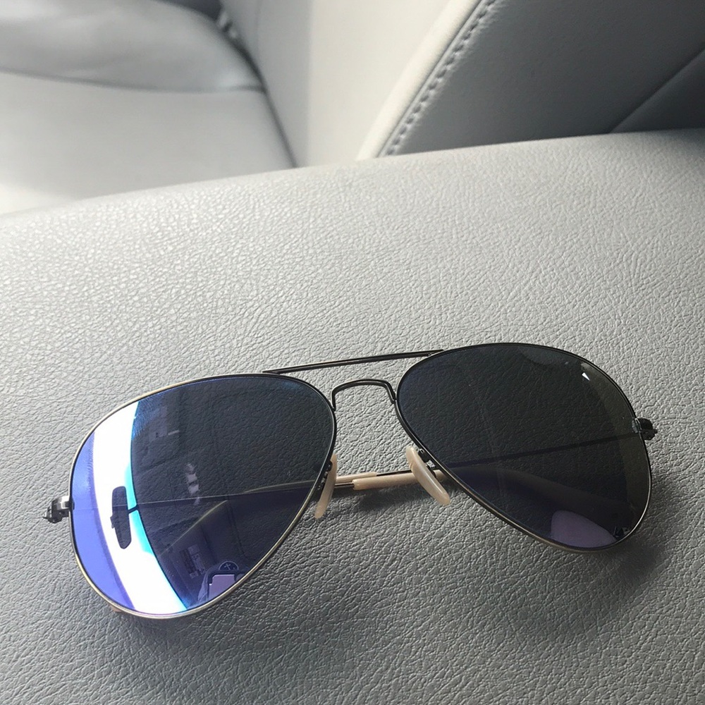 Aviator flash lens raybans